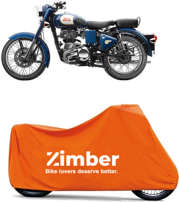 AutoRash Two Wheeler Cover for Royal Enfield(Bullet 350, Orange)