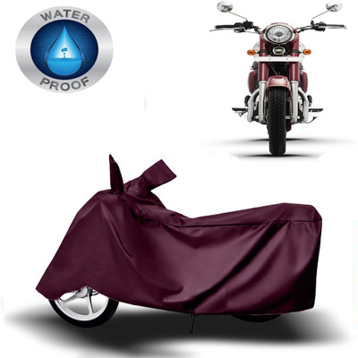 DeepShakshi AUTOMOTIVE Waterproof Two Wheeler Cover for JAWA(Standard 350, Maroon)