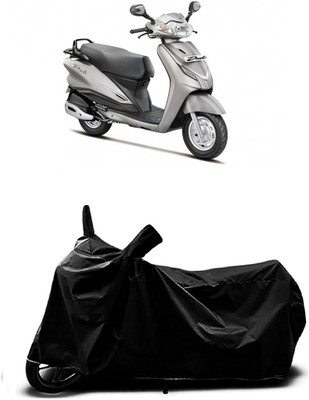 Mdstar Waterproof Two Wheeler Cover for Hero(Duet VX 110CC BS6, Black)