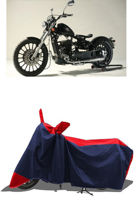SUGASHRI Waterproof Two Wheeler Cover for FAB Regal Raptor(Bobber 350, Red, Blue)