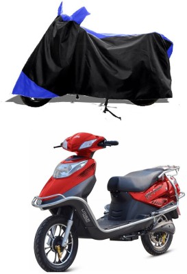 GROFATIK Two Wheeler Cover for Hero(Electric Scooter, Blue)