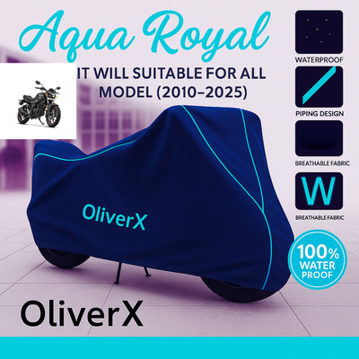 OliverX Waterproof Two Wheeler Cover for Hero(Xtreme 160 R, Blue, Red)