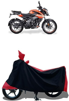 KEDIT Two Wheeler Cover for Bajaj(Pulsar NS125, Red)