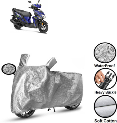 ANTHUB Waterproof Two Wheeler Cover for Yamaha(Cygnus Ray ZR BS6, Silver)
