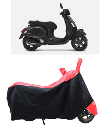 Coxtor Two Wheeler Cover for Vespa(Notte BS6, Red)