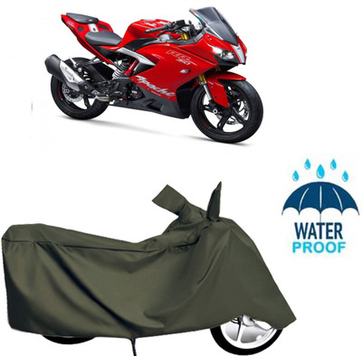 DeepShakshi AUTOMOTIVE Waterproof Two Wheeler Cover for TVS(Green)
