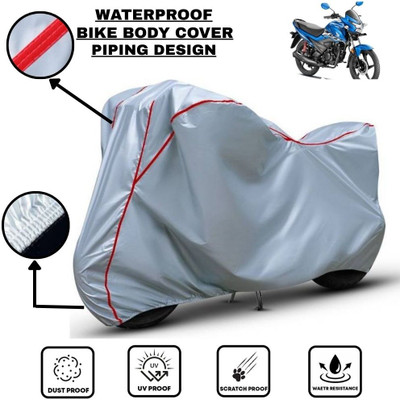 LE PRA Waterproof Two Wheeler Cover for Honda(Livo, Silver, Red)