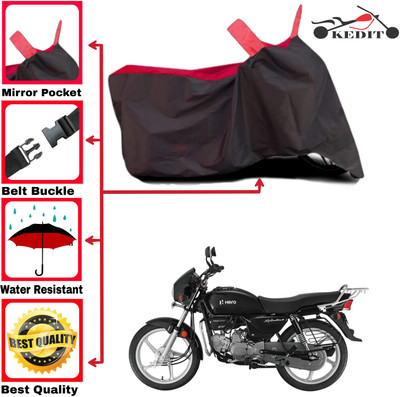 AASHTIK MART Two Wheeler Cover for Hero(MotoCorp Splendor Plus, Red, Black)