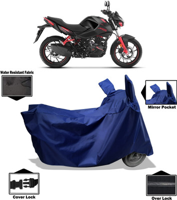 Amexride Two Wheeler Cover for Hero(Xtreme 160 R, Blue)