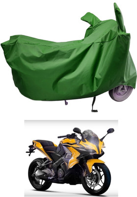 Amexride Two Wheeler Cover for Bajaj(Pulsar SS400, Maroon)
