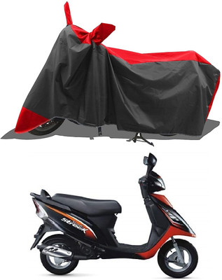 AASHTIK MART Two Wheeler Cover for TVS(Streek, Red)