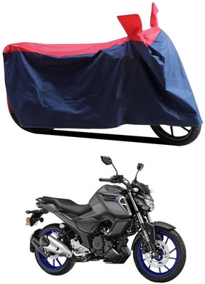 KEDIT Two Wheeler Cover for Yamaha(FZ S V3.0 FI, Red, Blue)