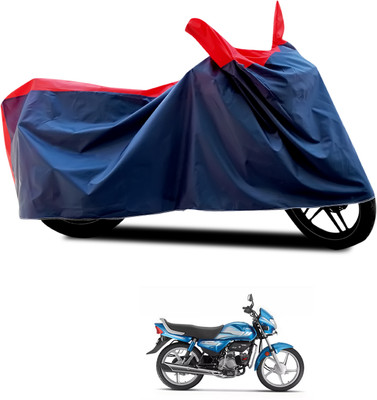 CODOKI Waterproof Two Wheeler Cover for Hero(HF Deluxe i3s, Black, Red)