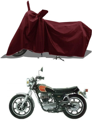KEDIT Two Wheeler Cover for Yamaha(Maroon)