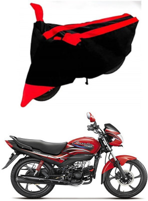 DeepShakshi AUTOMOTIVE Two Wheeler Cover for Hero(Passion Pro i3S, Red, Black)