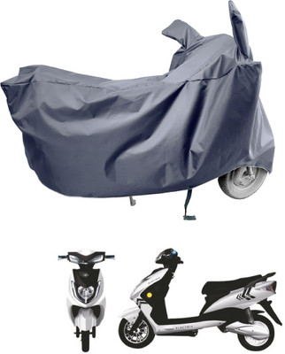 Amexride Two Wheeler Cover for Kinetic(Zing, Grey)