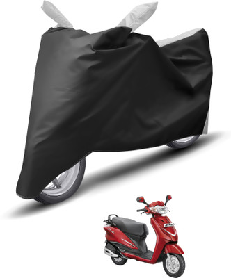 Caronix Waterproof Two Wheeler Cover for Hero(Duet, Silver)