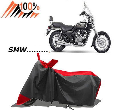 smwzxyu Waterproof Two Wheeler Cover for Bajaj(Avenger 220 Street, Red)