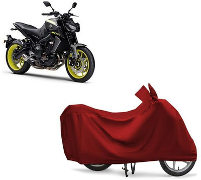 DeepShakshi AUTOMOTIVE Two Wheeler Cover for Yamaha(MT-09, Maroon)