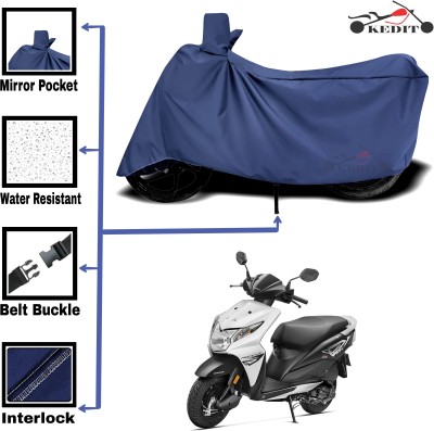 KEDIT Two Wheeler Cover for Universal For Bike(Dio, Blue)