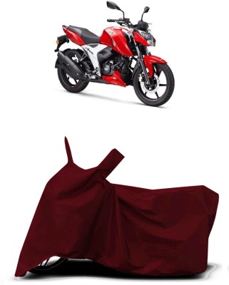 VESMEI Two Wheeler Cover for TVS(Apache RTR 165 RP, Red)