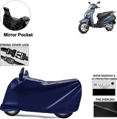 Mdstar Waterproof Two Wheeler Cover for Hero(1200 Custom, Blue)