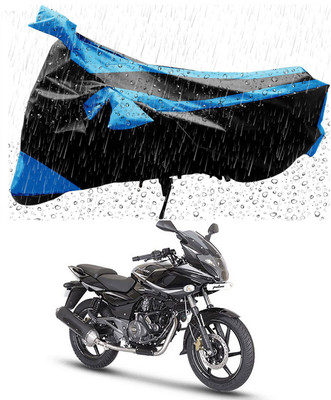 THE REAL ARV Two Wheeler Cover for Bajaj(Pulsar 220, Blue, Black)