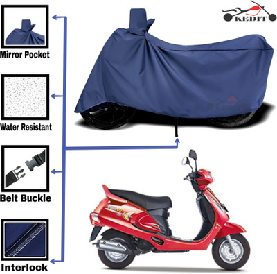 KEDIT Two Wheeler Cover for Mahindra(Duro DZ, Blue)