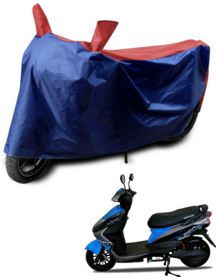 KEDIT Two Wheeler Cover for Ampere(Reo Elite, Red, Blue)