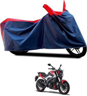 PAGORA Waterproof Two Wheeler Cover for Bajaj(Dominar 250, Black, Red)