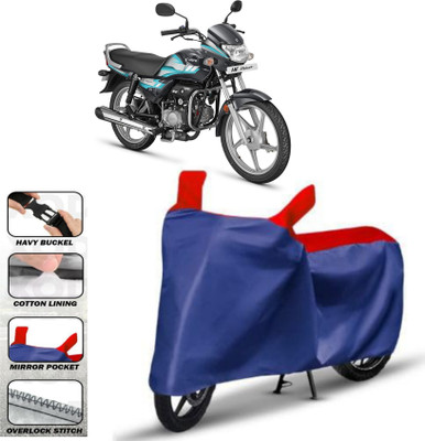WMIZEXA Two Wheeler Cover for Hero(HF Deluxe i3s, Red)