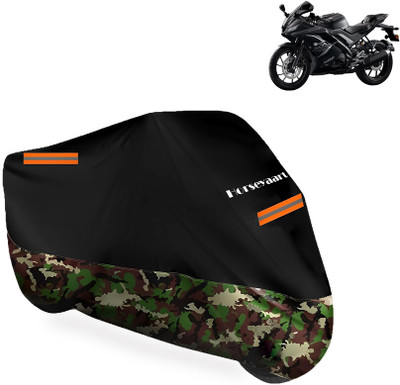 Horseyaart Waterproof Two Wheeler Cover for Yamaha(YZF-R15 V2 BS6, Multicolor)