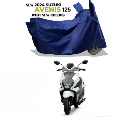 Amexride Two Wheeler Cover for Suzuki(Avenis 125, Blue)