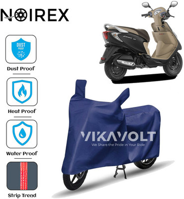 NOIREX Waterproof Two Wheeler Cover for TVS(Zest, Blue)