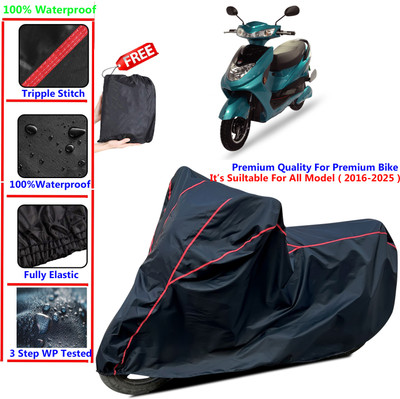 SThanaveX Waterproof Two Wheeler Cover for Okinawa(R30 electric scooter, Black)