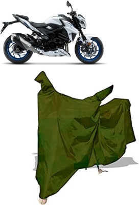 Amexride Two Wheeler Cover for Suzuki(GSX, Maroon)