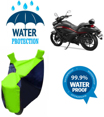 RTS COLLECTIONS Waterproof Two Wheeler Cover for Suzuki(Intruder, Multicolor)