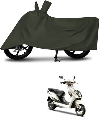 DeepShakshi AUTOMOTIVE Waterproof Two Wheeler Cover for Evolet(Derby, Green)