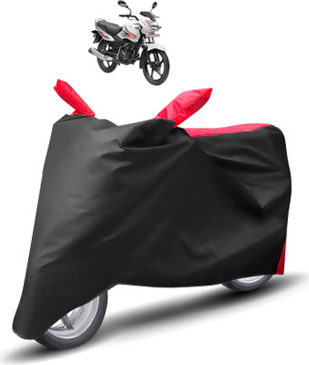 Caronix Two Wheeler Cover for TVS(Sport, Red)