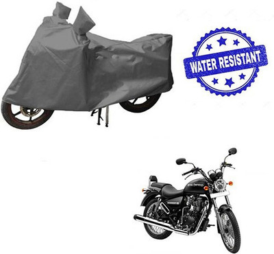 DeepShakshi AUTOMOTIVE Waterproof Two Wheeler Cover for Royal Enfield(Thunderbird 350, Grey)