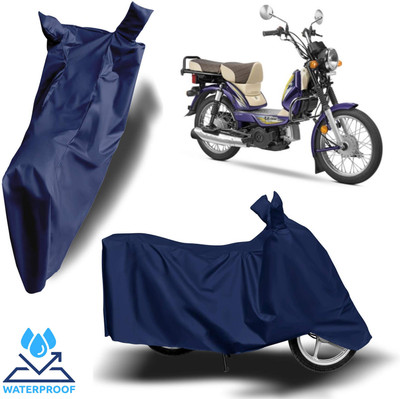 ROYAL AUTO MART Waterproof Two Wheeler Cover for Yamaha(Aerox 155 Maxi, Blue)