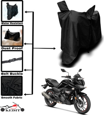 KEDIT Two Wheeler Cover for Universal For Bike(Xtreme 200S, Black)