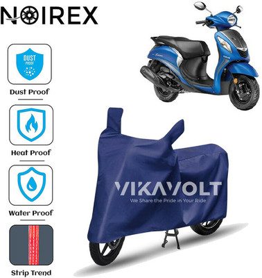 NOIREX Waterproof Two Wheeler Cover for Yamaha(Fascino, Blue)