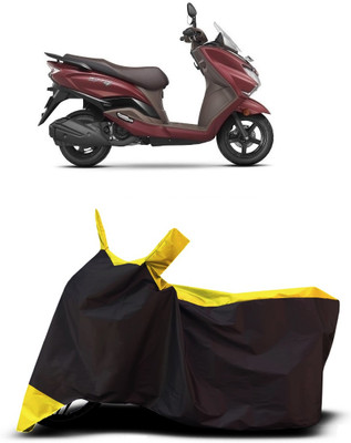 VESMEI Two Wheeler Cover for Suzuki(Burgman Street 125, Yellow)