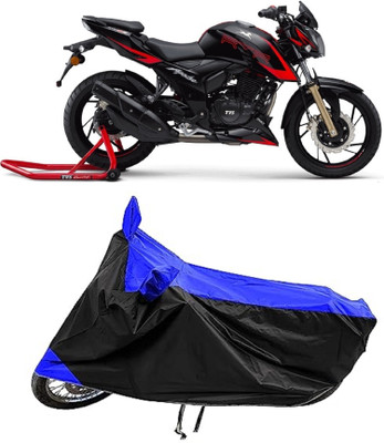 MMSSTAR Two Wheeler Cover for TVS(Apache RTR 200 Fi E100, Blue)