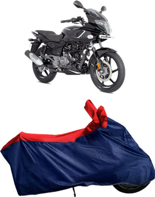 Autofly Waterproof Two Wheeler Cover for Bajaj(Pulsar 180F, Blue, Red)