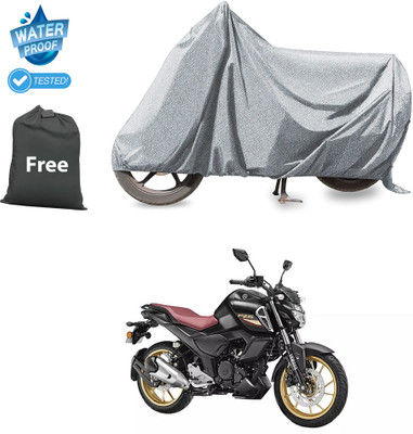 CODOKI Waterproof Two Wheeler Cover for Yamaha(FZ S FI New, Silver)