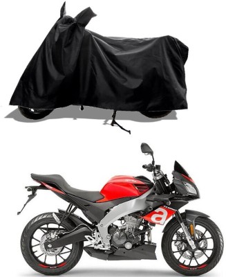 GROFATIK Two Wheeler Cover for Aprilia(Tuono 150 BS6, Black)