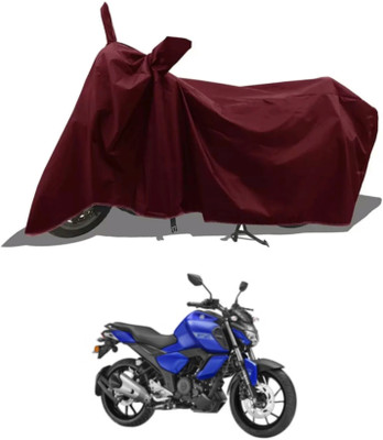 RAQTRO Two Wheeler Cover for Yamaha(FZ-Fi Version 3.0, Maroon)