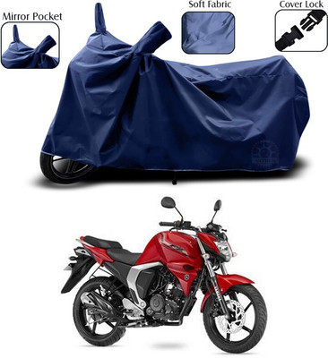 SEBONGO Waterproof Two Wheeler Cover for Yamaha(FZ, Blue)